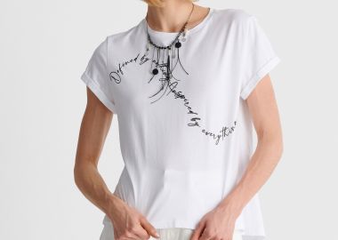 T-shirt με στάμπα  - 5206179100700 -  - 